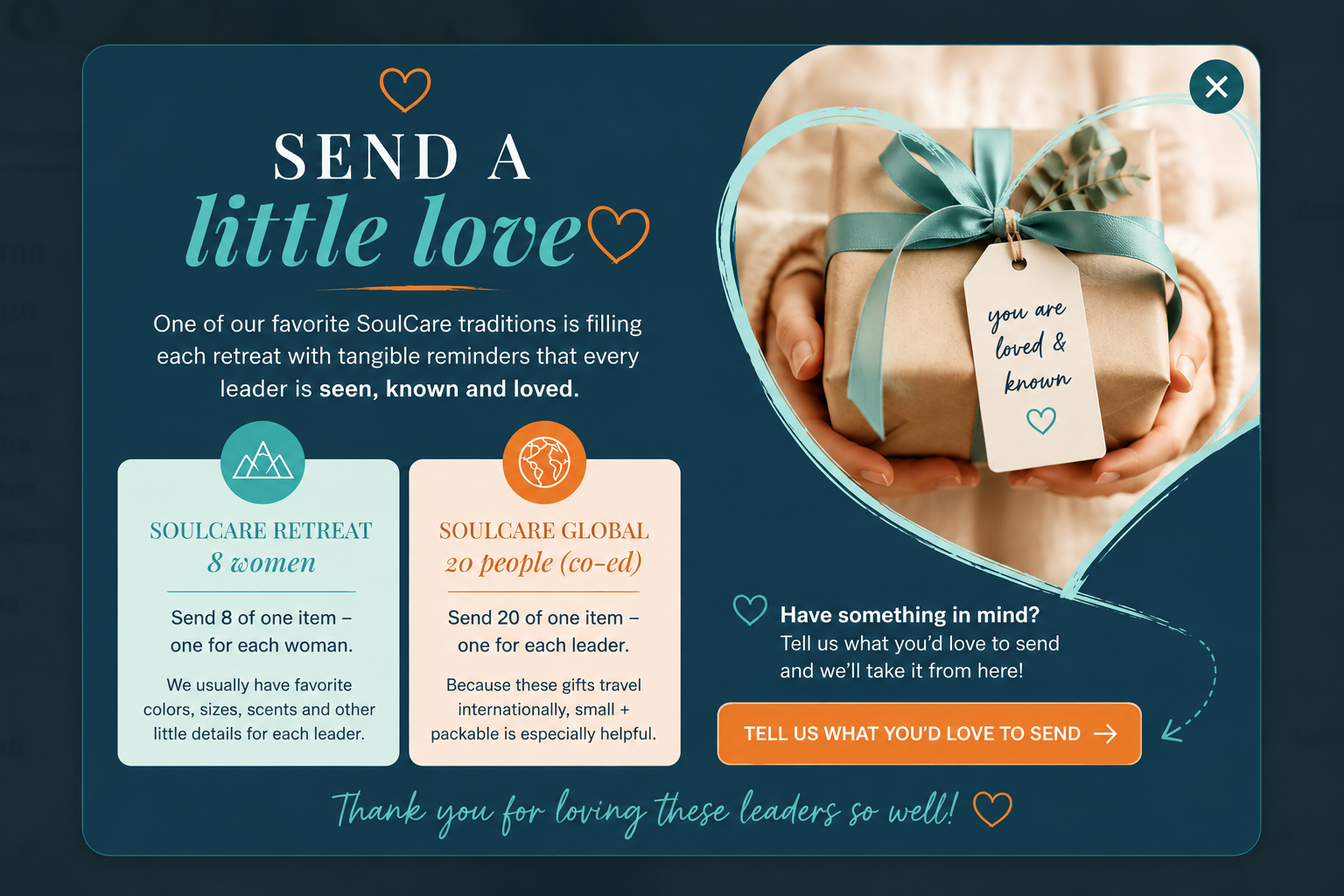 Send a Little Love - SoulCare gifts